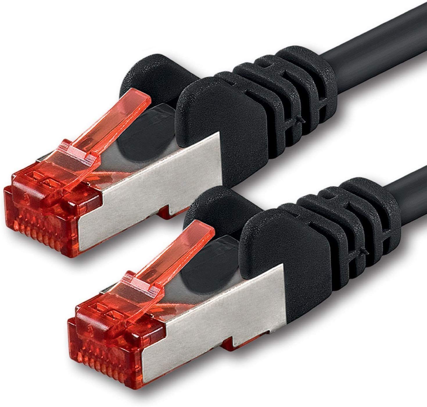 Câble RJ45 CAT6 S/FTP Croisé - Rouge - (1m) - Achat / Vente sur