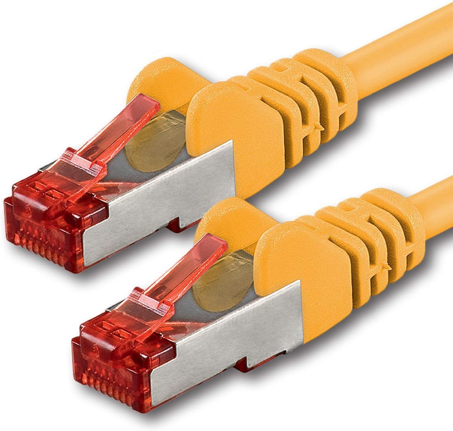 Câble RJ45 catégorie 6 S/FTP 2m VoIP (Jaune) - MA FREEBOX PRO