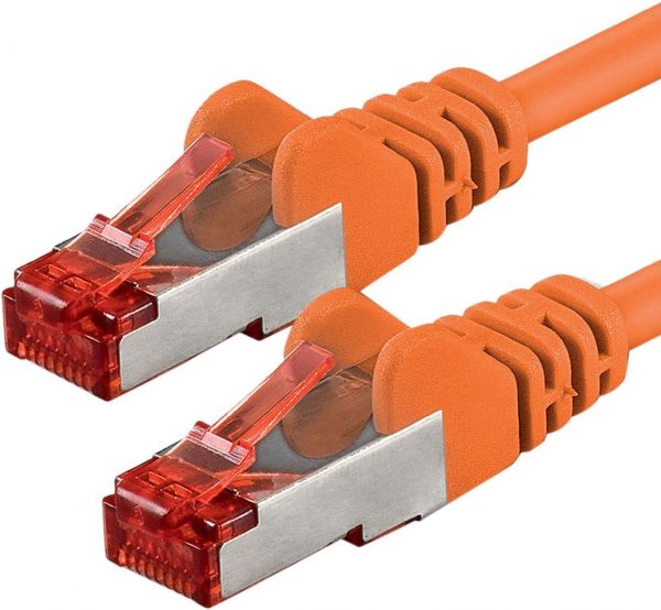 Câble Ethernet Cat 6 S-FTP 2 mètres orange