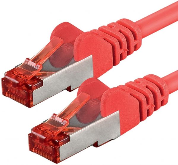 Câble Ethernet Cat 6 S-FTP 2 mètres rouge