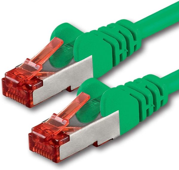 Câble Ethernet Cat 6 S-FTP 2 mètres vert