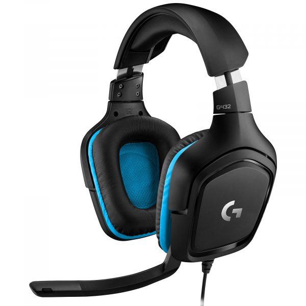 Logitech G432, Casque Gaming avec son Surround 7.1