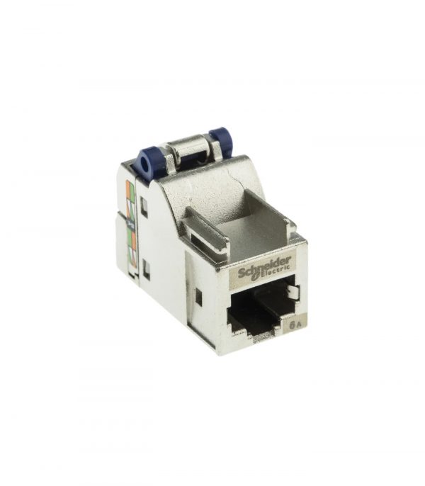 Connecteur RJ45, cat 6a Femelle Montage sur câble droit SCHNEIDER ACTASSI