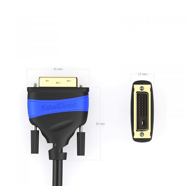 Câble DVI-D Single Link mâle / HDMI mâle (2 mètres)